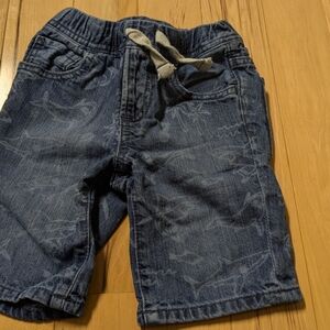 GAP Kids Blue Denim Shorts with Drawstring